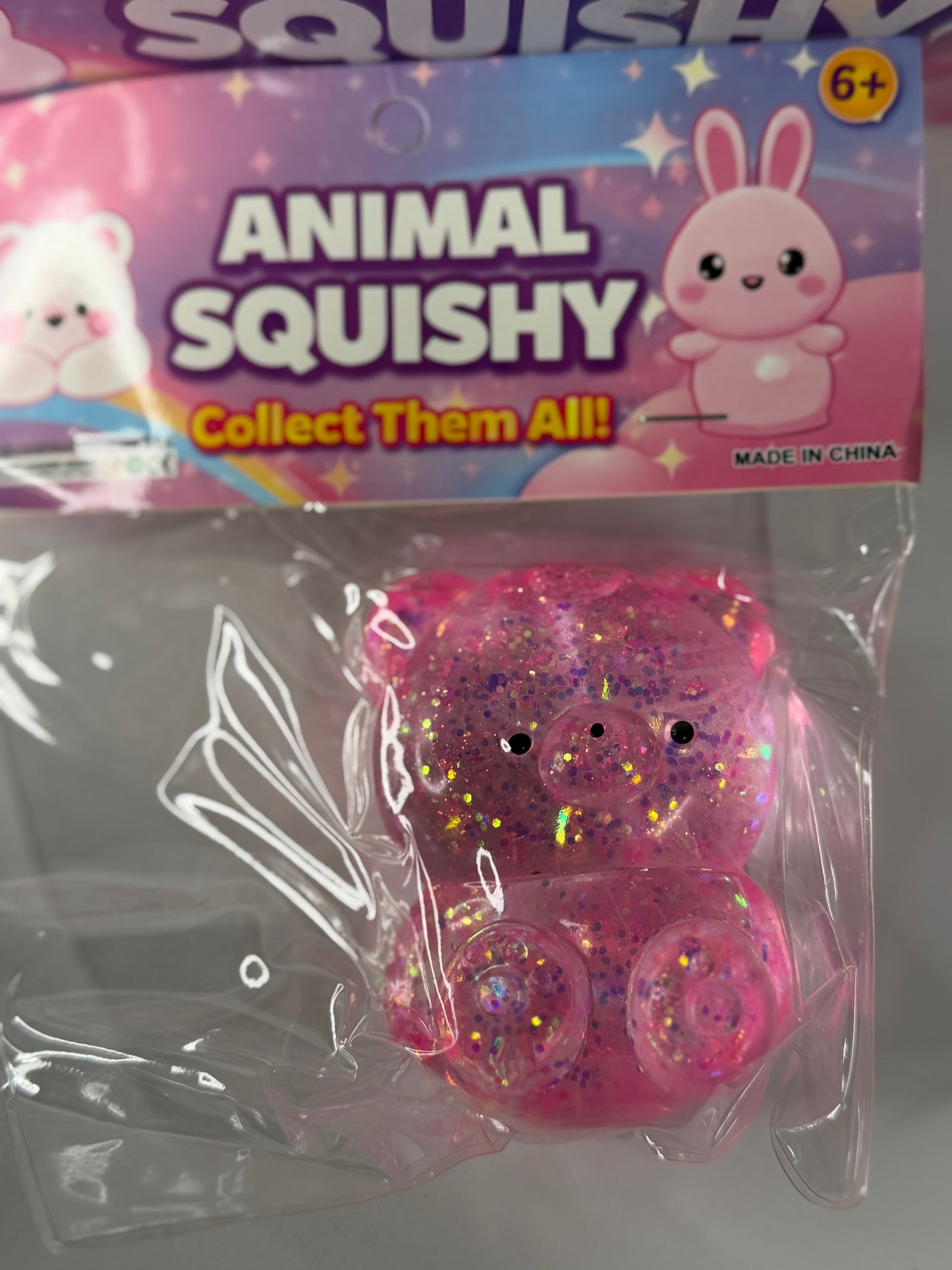 Bear Glitter Squishy (1pc)