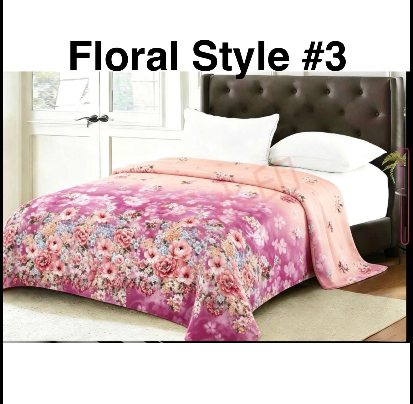 King Size Throw Flannel Blanket – Assorted Designs (1 Pc)