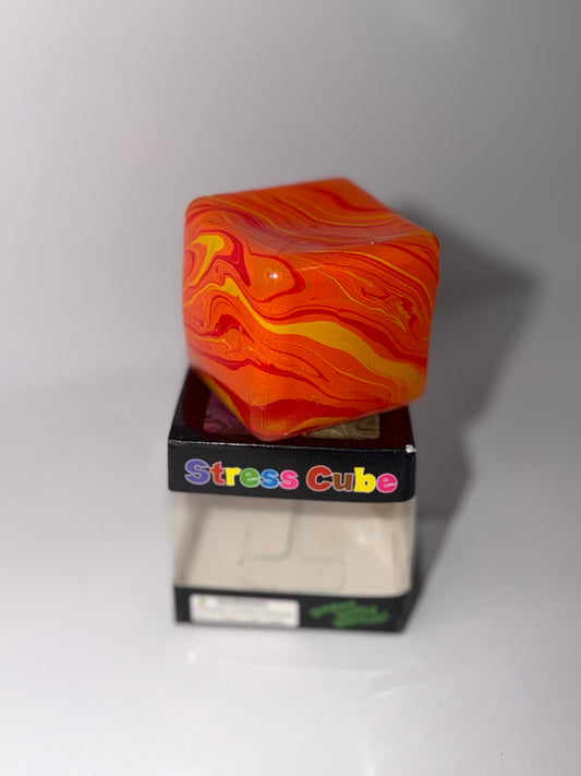 Swirl Lava Cube Firm Stretchy Texture