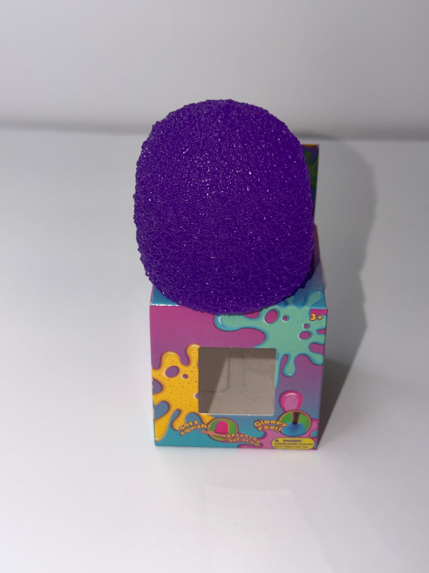 Purple Gummy Textured Stretchy Squishy
