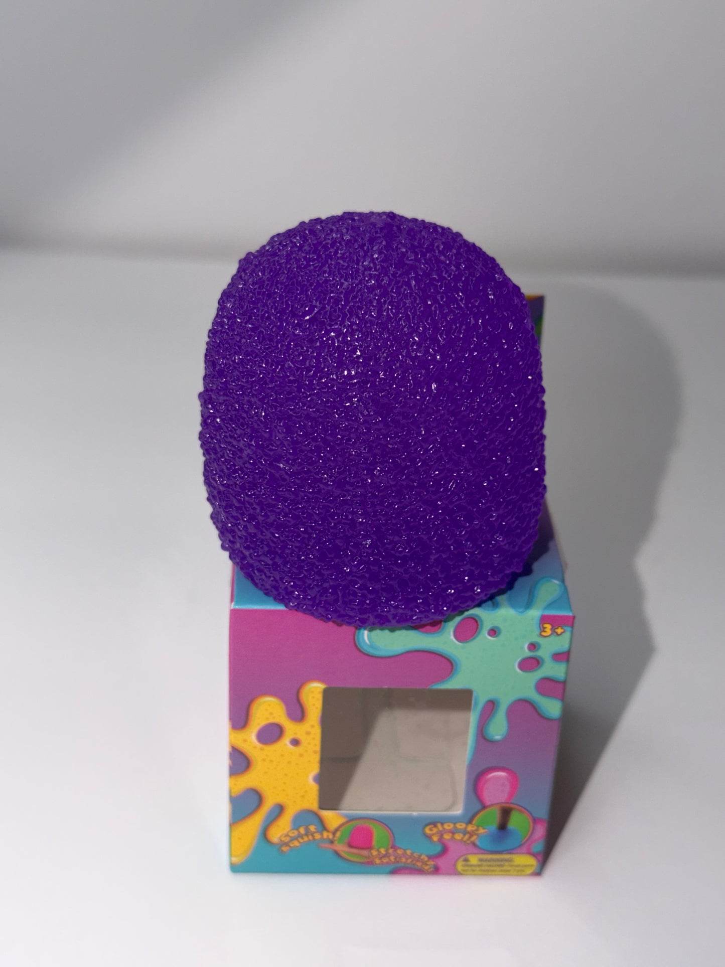 Purple Gummy Textured Stretchy Squishy