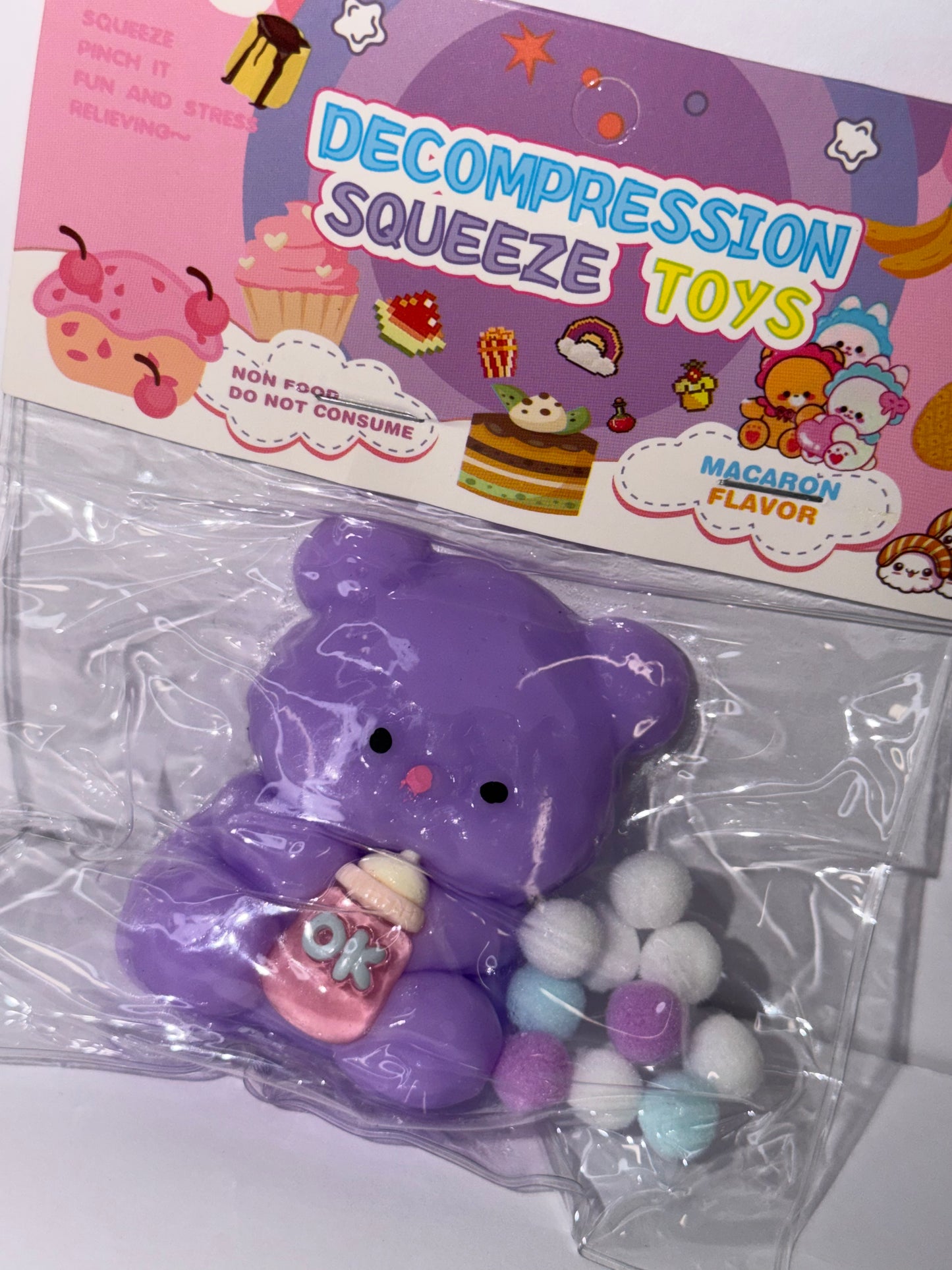 Gummy Bear Purple Squishy