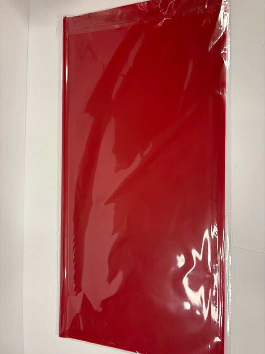 Semi-opac Red Floral Paper