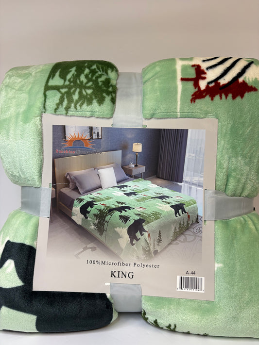 Light Green Bear Design A-44