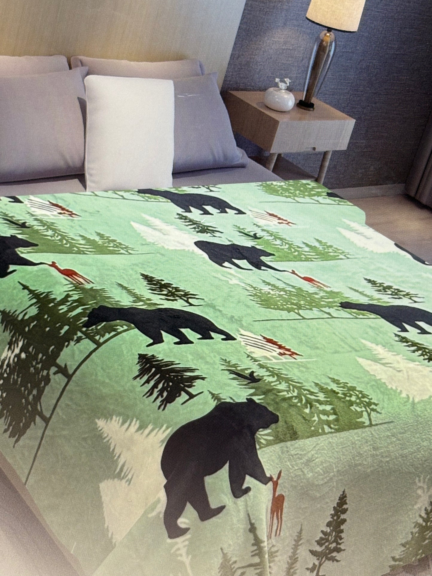 Light Green Bear Design A-44