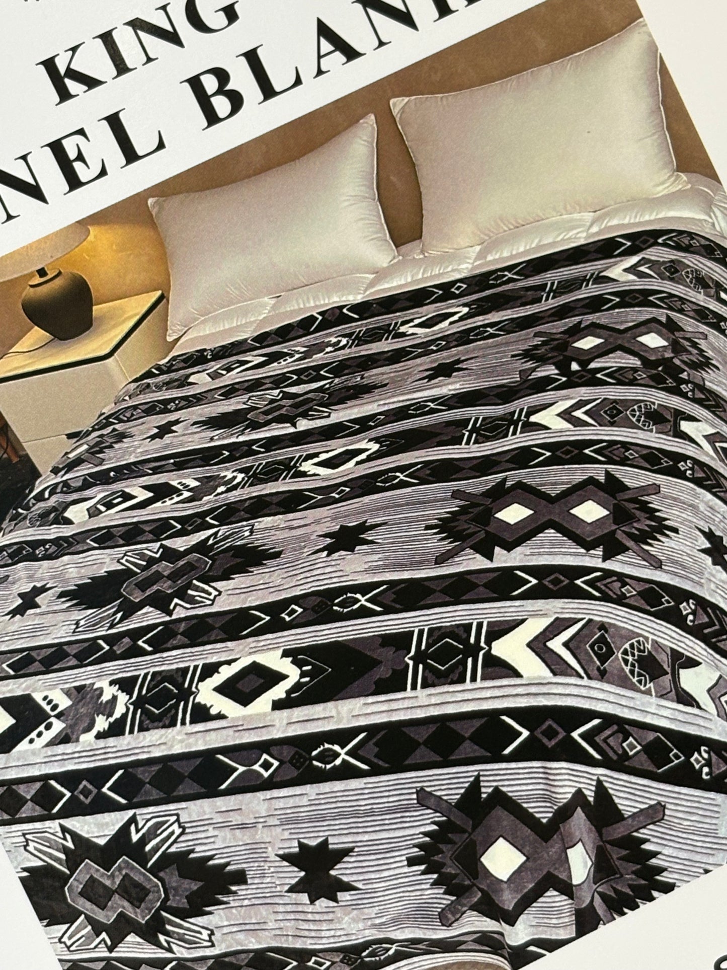 Grey Aztec Design S-35