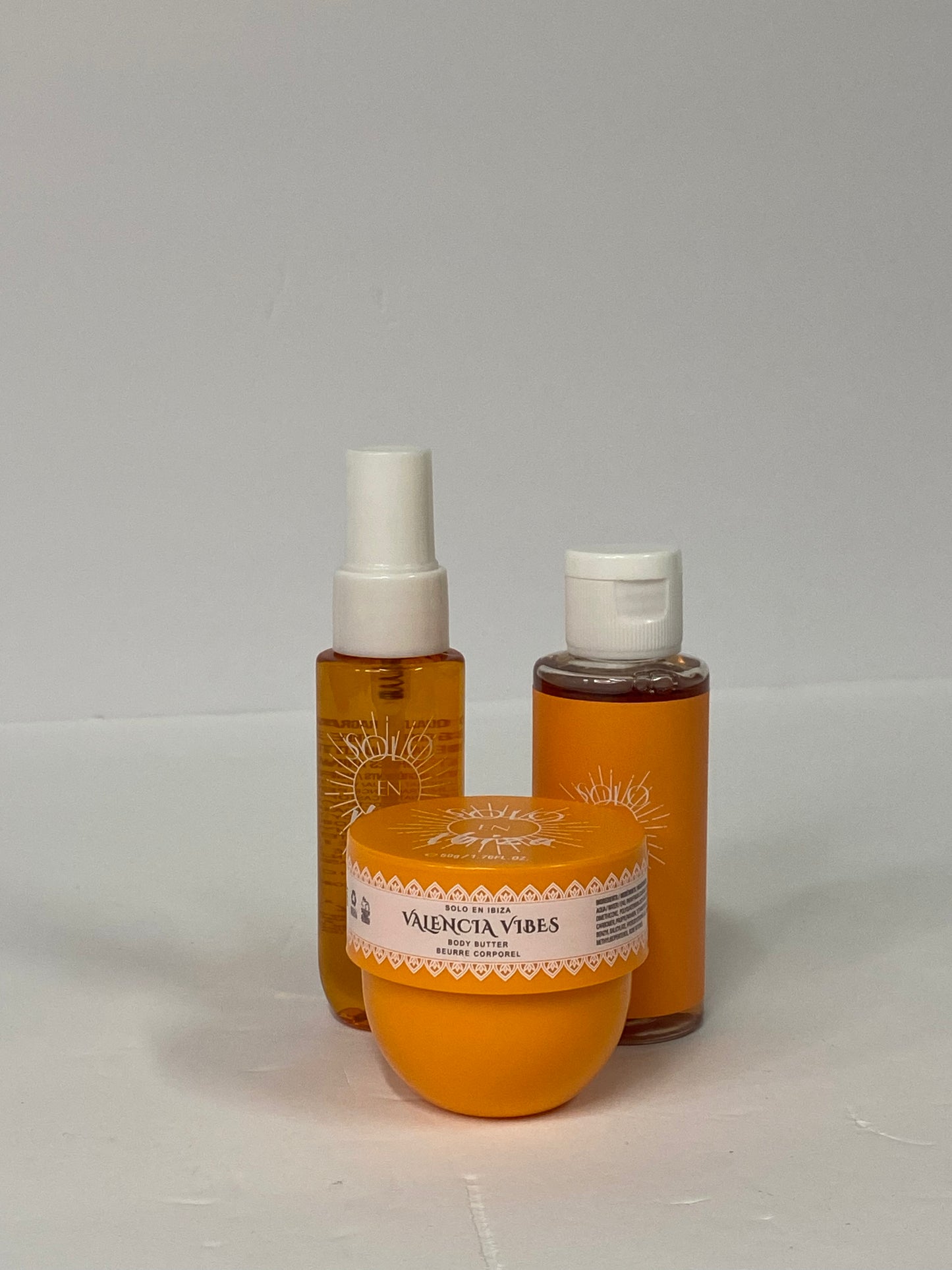 SOLO EN LBIZA 3 PC VALENCIA VIBES Travel Set