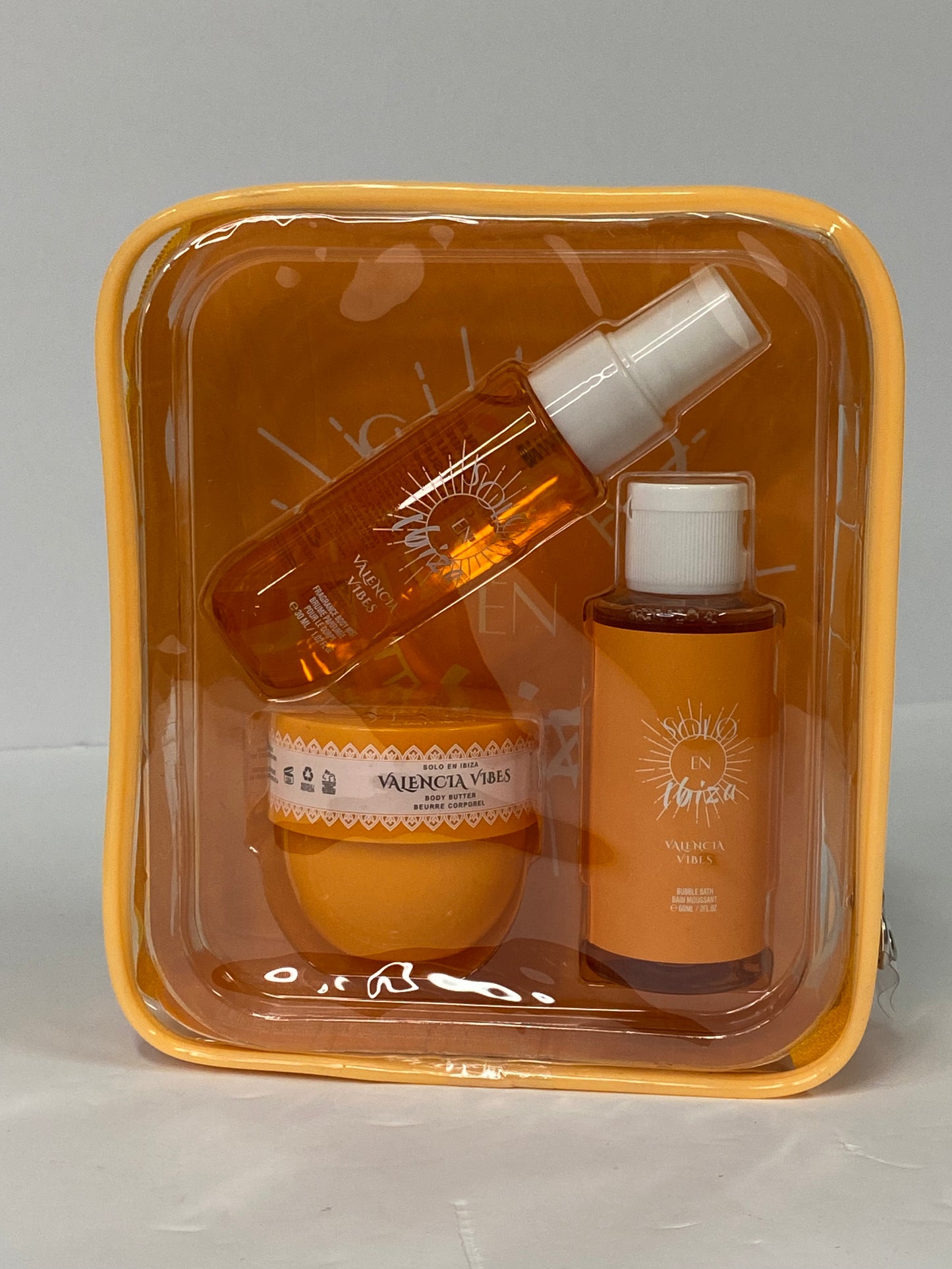 SOLO EN LBIZA 3 PC VALENCIA VIBES Travel Set