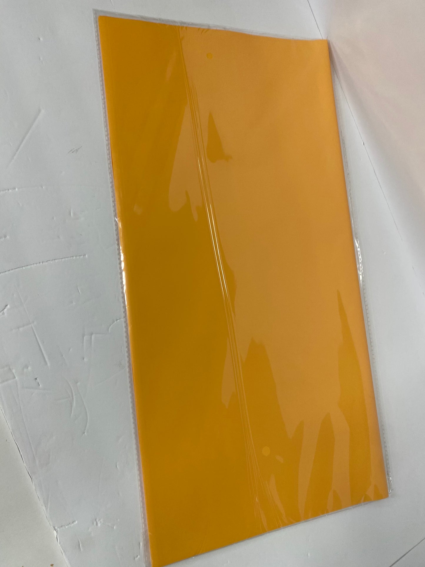 Yellow-Orange solid color floral paper
